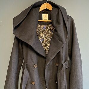 Elevenses dark blue peacoat size 10
